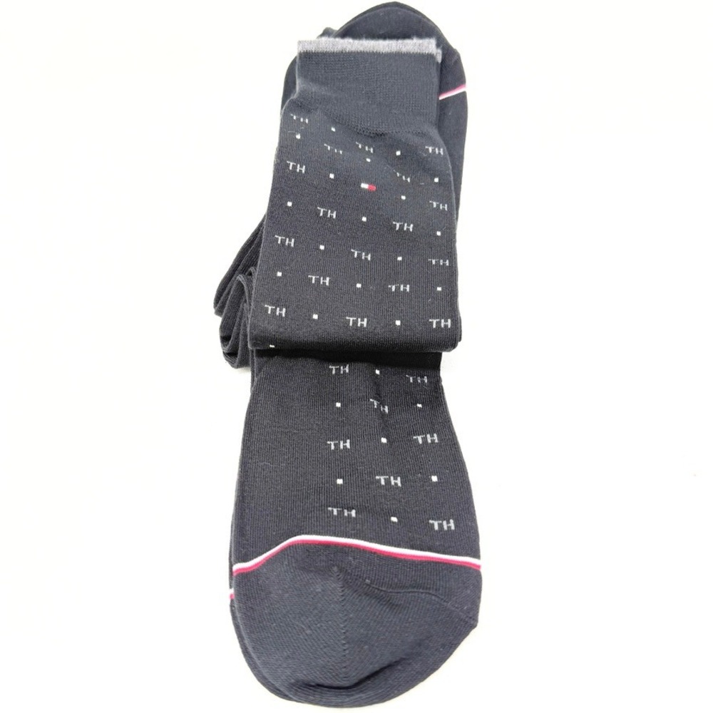 Tommy Hilfiger Mens Dress Socks 5 Pair Pack Black Comfort Blend Size 7-12 - Picture 7 of 7